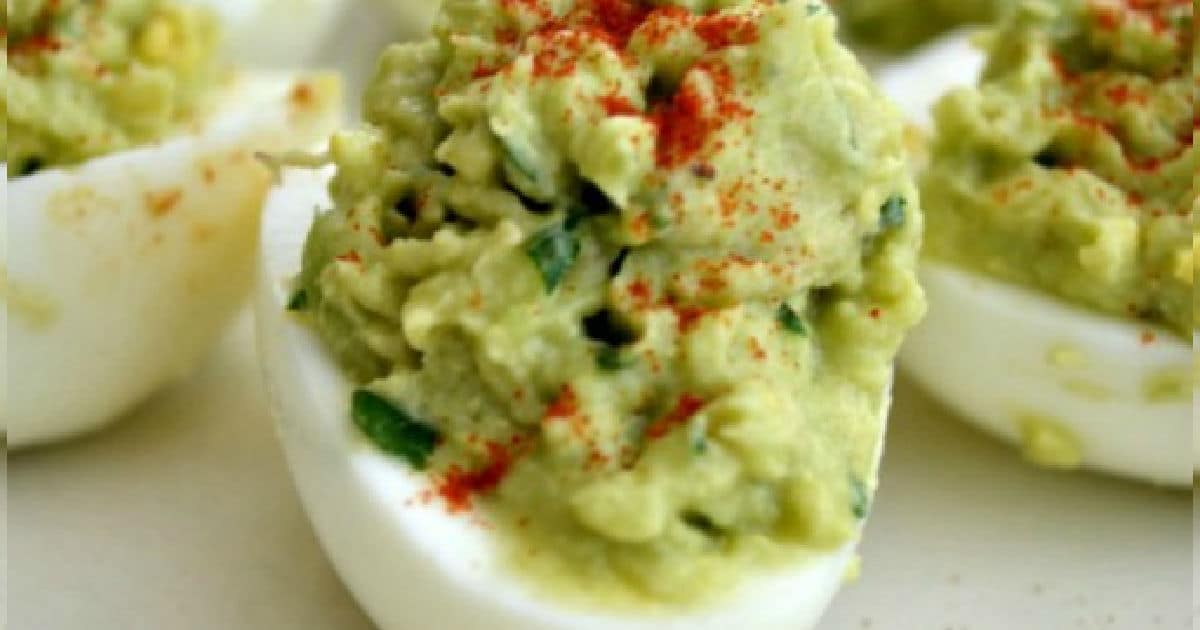 avocado deviled eggs low carb stuffed eggs - Article 1